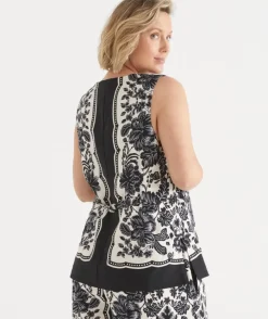 Noir Bloom Longline Vest
