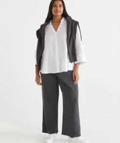 Open Neck Button Up Shirt