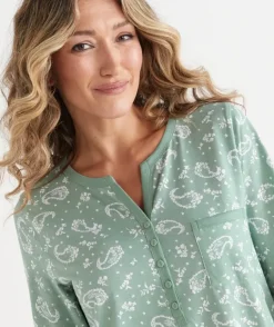 Paisley Long Sleeve Nightie
