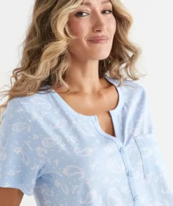 Paisley Short Sleeve Pyjama Set