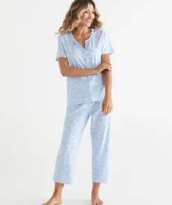 Paisley Short Sleeve Pyjama Set