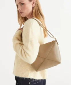 Panelled Shoulder Bag