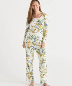 Pointelle Floral Field Pyjama Set