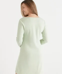 Pointelle Long Sleeve Nightie