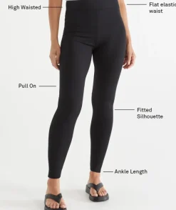 Ponte Legging - Black