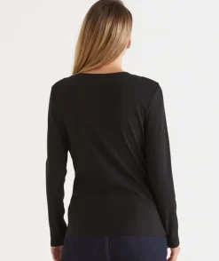 Rib Long Sleeve Tee