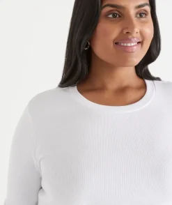 Rib Long Sleeve Tee