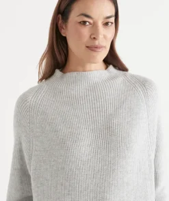 Ribbed Batwing Jumper