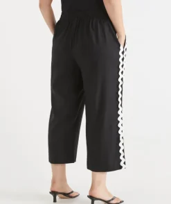Ric Rac Detail Culotte Pant