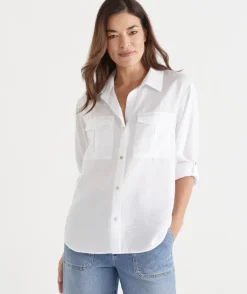 Roll Tab Sleeve Shirt