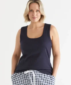 Scoop Shelf Bra Pyjama Tank