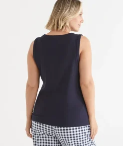 Scoop Shelf Bra Pyjama Tank