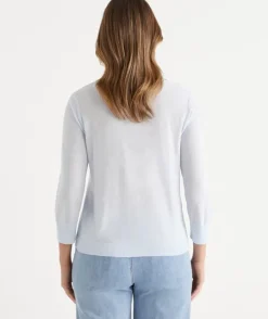 Sequin Knit Polo Top