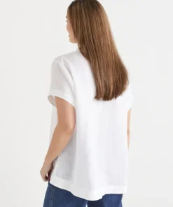 Short Sleeve Button Detail Shirt