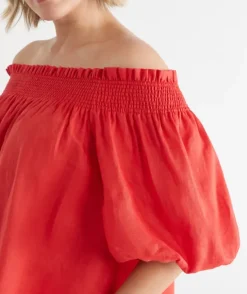 Short Sleeve Off The Shoulder Top