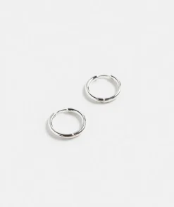 Silver Plated Hoop