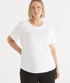 Slub Crew Neck T-Shirt