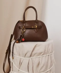 Snap-Hook Strap Cross Body Bag - Brown