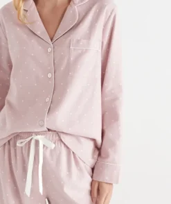 Spot Flannelette Pyjama Set