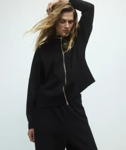 Stretch Jersey Zip Jacket