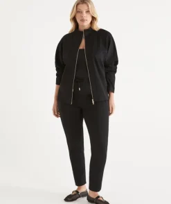 Stretch Jersey Zip Jacket