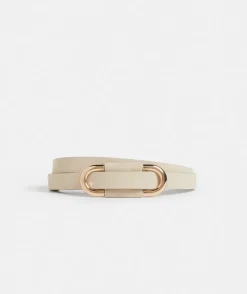 Suede Long Buckle Belt