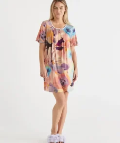 Sunkissed Floral Short Sleeve Nightie