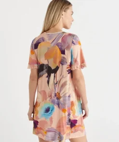 Sunkissed Floral Short Sleeve Nightie