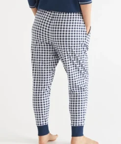 Tapered Gingham Pyjama Pant