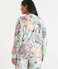 Tropical Paradise Brushed Pyjama Top