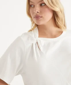 Twist Detail Short Sleeve Tee