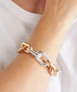 Two-Tone Chain Braclet
