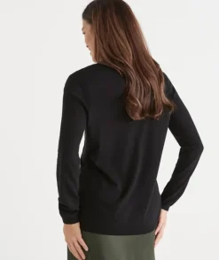 V Neck Knit Cardigan