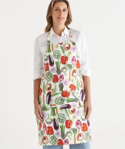 Vegetable Print Apron