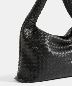 Weave Trapeze Shoulder Bag
