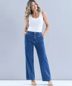 Wide Leg Jean - Dark Wash
