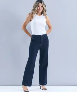Wide Leg Jean - Rinse Wash