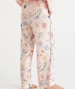 Winter Bloom Floral Pyjama Pant - Pink
