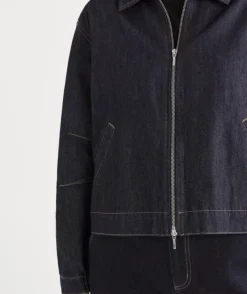 Zip Through Denim Jacket